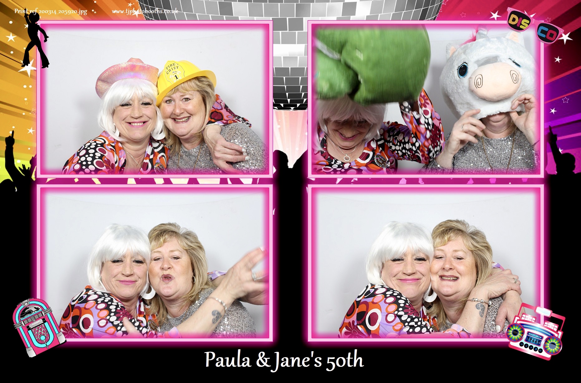 Paula & Jane's 50th | View more photos from the event at gallery.tjphotobooths.co.uk/u/TJPhotobooths/Paula-Janes-50th